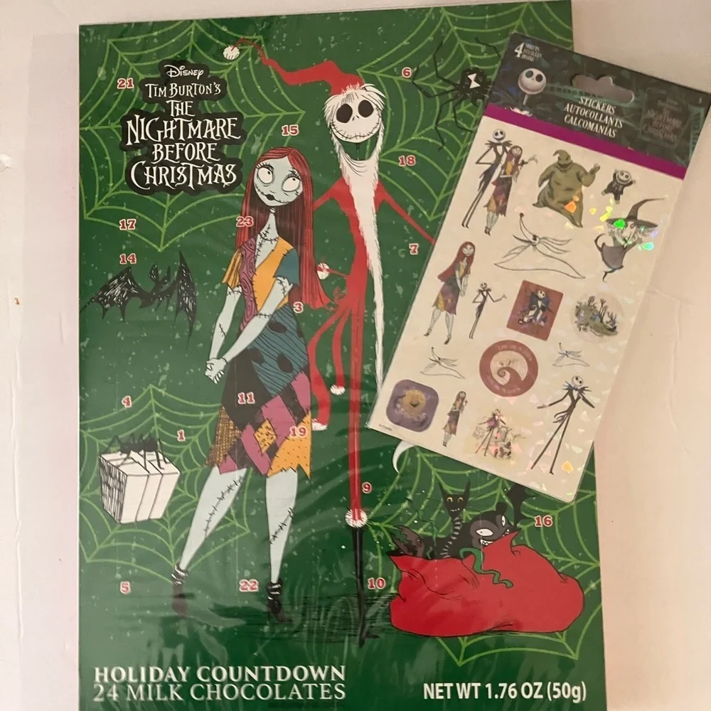 Disney The Nightmare Before Christmas Calendar/Stickers